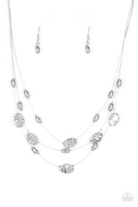 Top ZEN-Silver Necklace-Paparazzi Accessories.