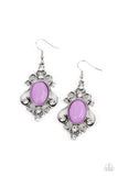 Tour De Fairytale-Purple Earring-Paparazzi Accessories.