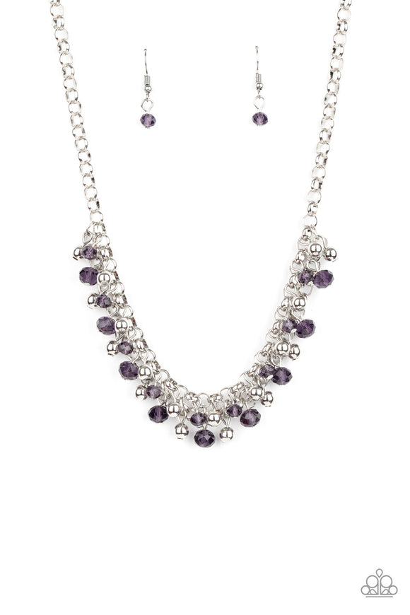 Trust Fund Baby-Purple Necklace-Paparazzi Accessories.