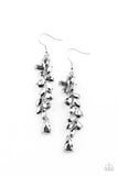Unlimited Luster-Silver Earring-Paparazzi Accessories.
