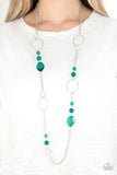 Very Visionary-Green Necklace-Paparazzi Accessories.
