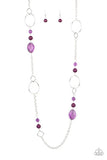 Very Visionary-Purple Necklace-Paparazzi Accessories