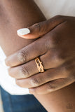 Very Vogue-Gold Ring.