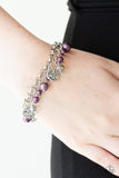 West Coast Wanderer-Purple Clasp Bracelet-Paparazzi Accessories.