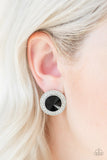What Should I BLING?-Black Post Earring-Paparazzi Accessories.