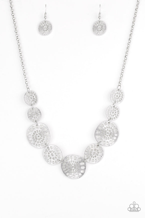 Your Own Free Wheel-Silver Necklace-Paparazzi Accessories.