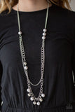 Modern Musical-Silver Necklace-Paparazzi Accessories