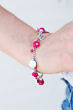 Spoken For-Pink Clasp Bracelet-Paparazzi Accessories