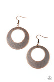Outer Plains-Copper Earring-Paparazzi Accessories