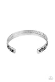 Frond Fable-Silver Cuff Bracelet-Paparazzi Accessories