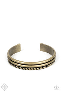 Southern Spurs-Brass Cuff Bracelet-Paparazzi Accessories